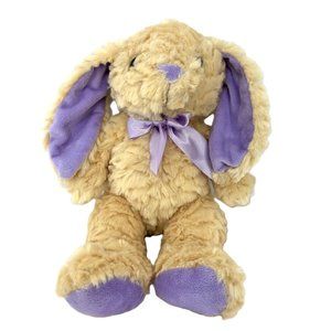 Easter Bunny Tan & purple Plush by Inter American